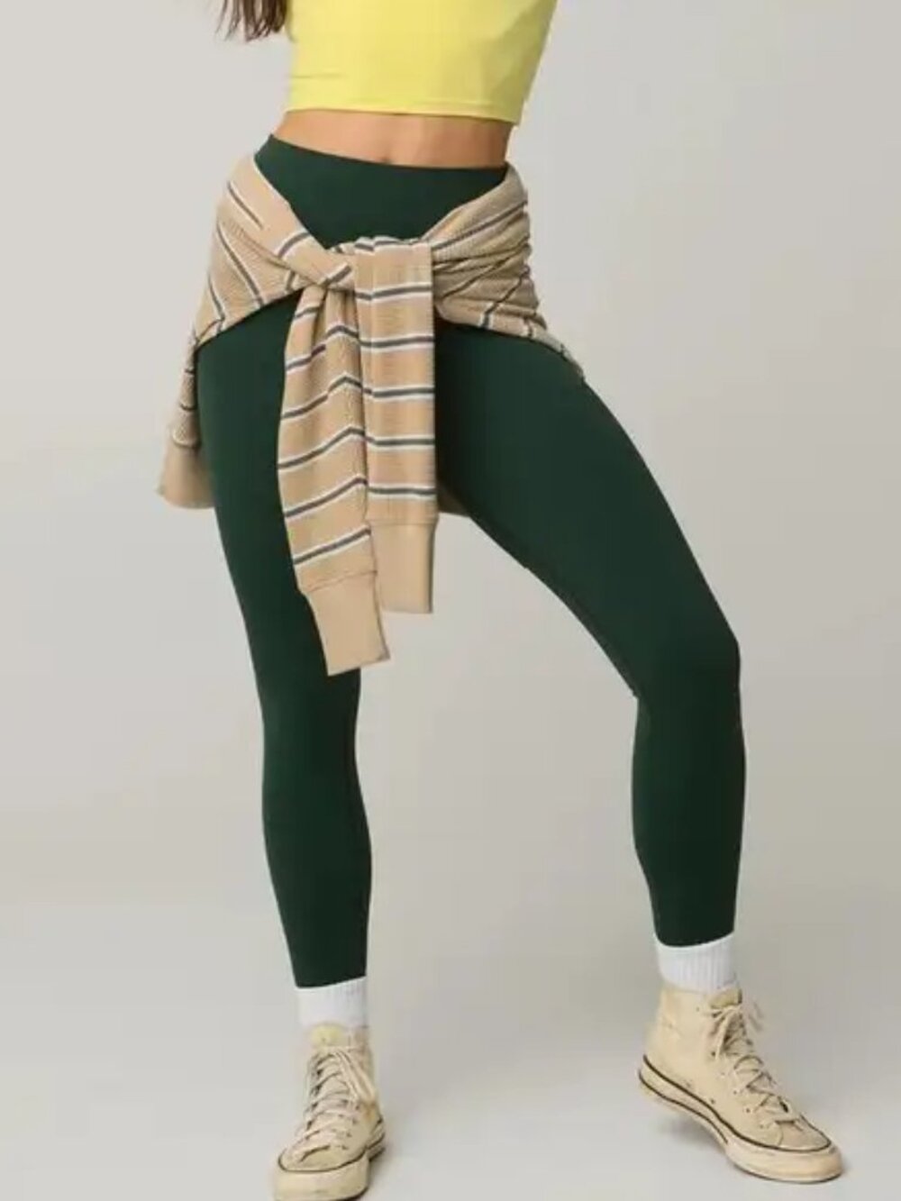 OFFLINE by Aerie Real Me XTRA High Waisted 7/8 Leggings Mystical Green XS